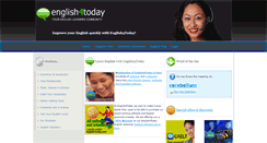 Desktop Screenshot of english4today.com